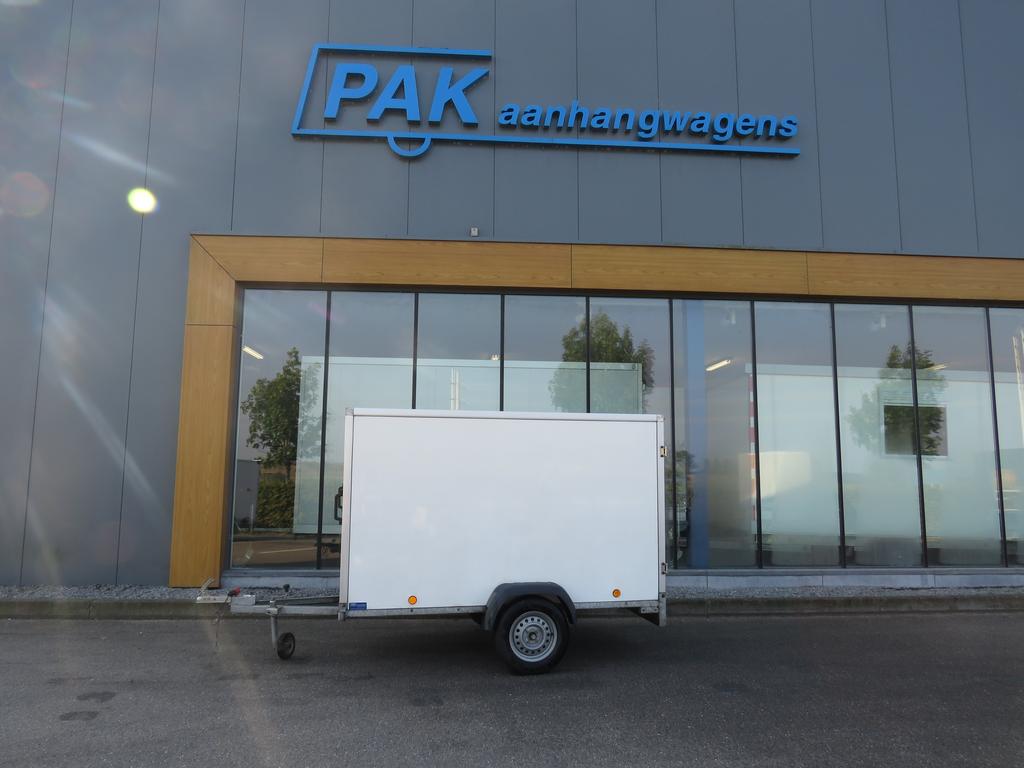 Easyline Gesloten aanhangwagen enkelas 250x125x150cm 750kg